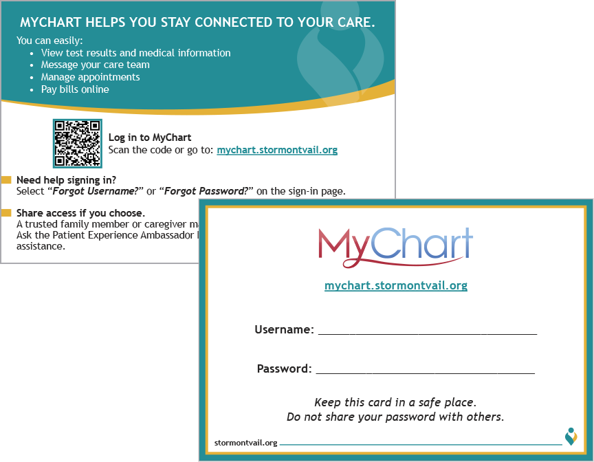 2026 MyChart Password Reset Card FINAL PRINT web preview
