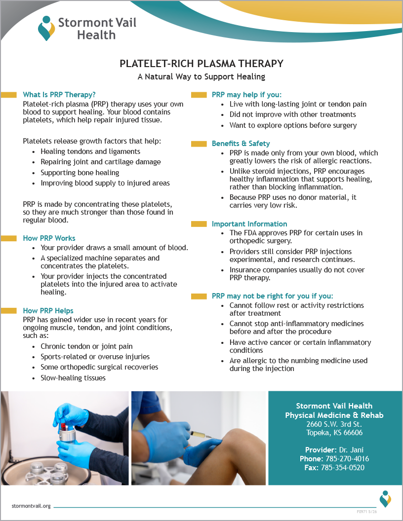 F0971 2026 PRP Therapy Handout v2-3 preview